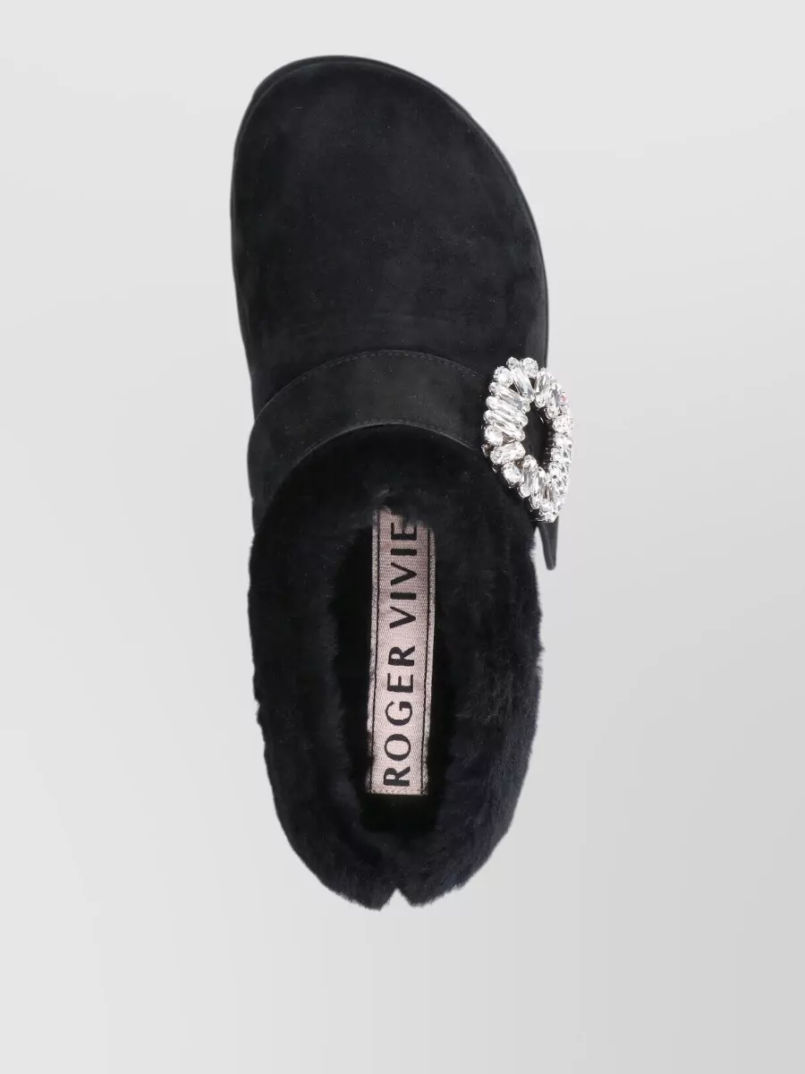 Roger Vivier Leather Mules