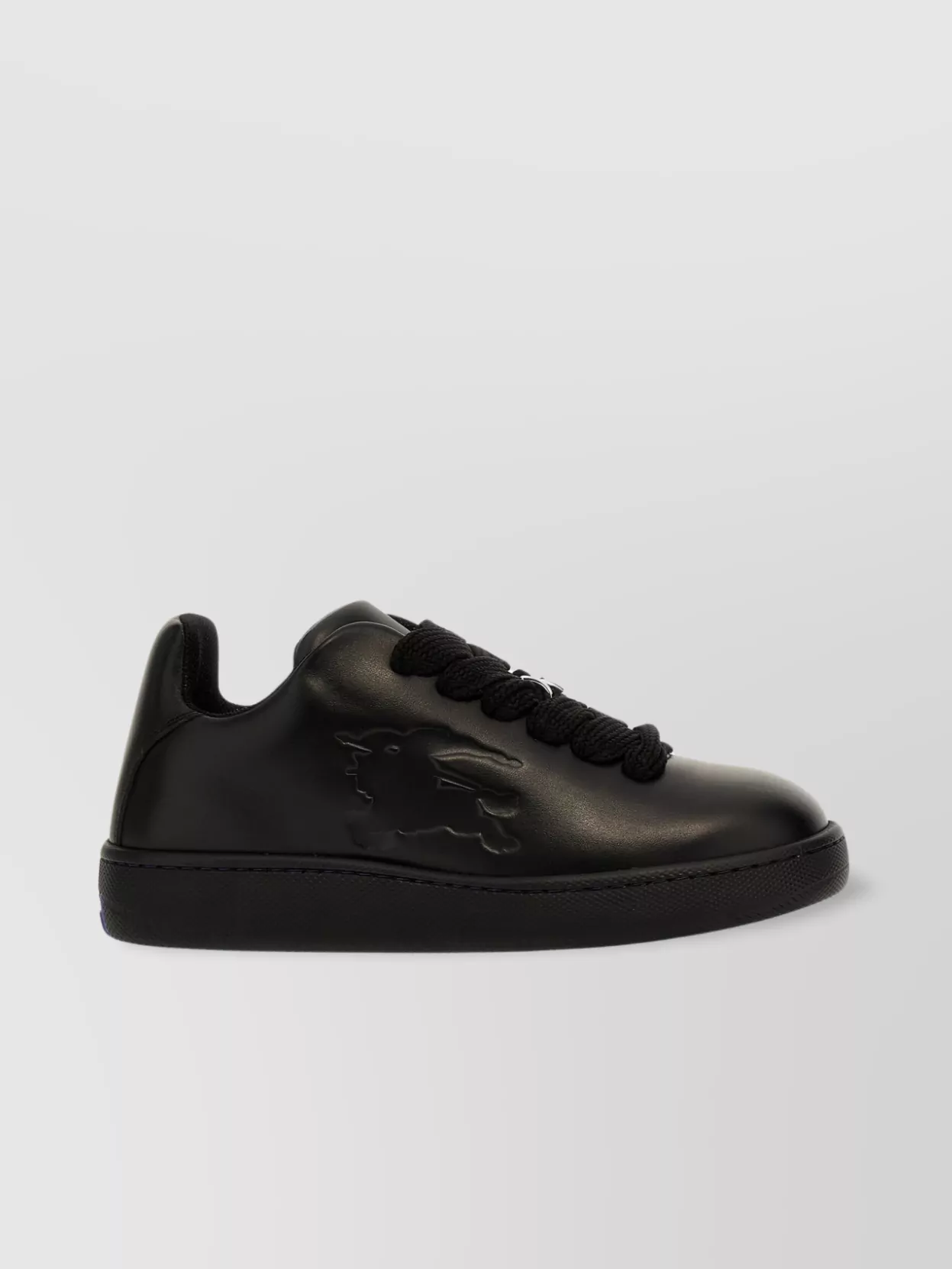 Burberry "cube" Low-top Padded Collar Sneakers In Black