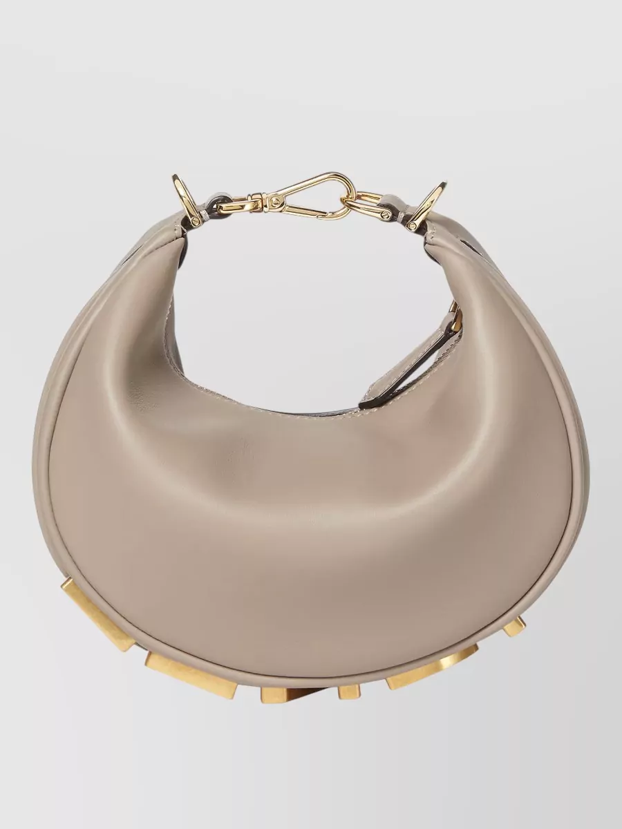 Fendi Mini Graph Shoulder Bag Curved Shape