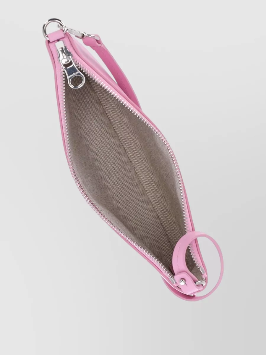 Courrèges Rectangular Clutch Bag Detachable And Wrist Strap