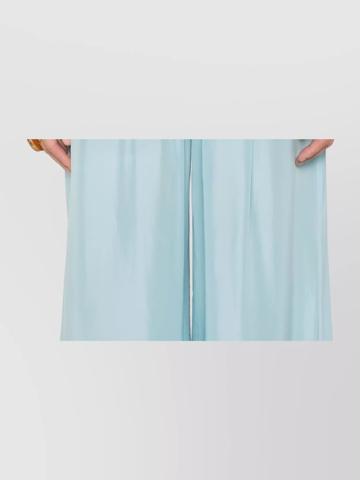 Forte Forte Silk Wide-Leg Trousers Sheer Finish