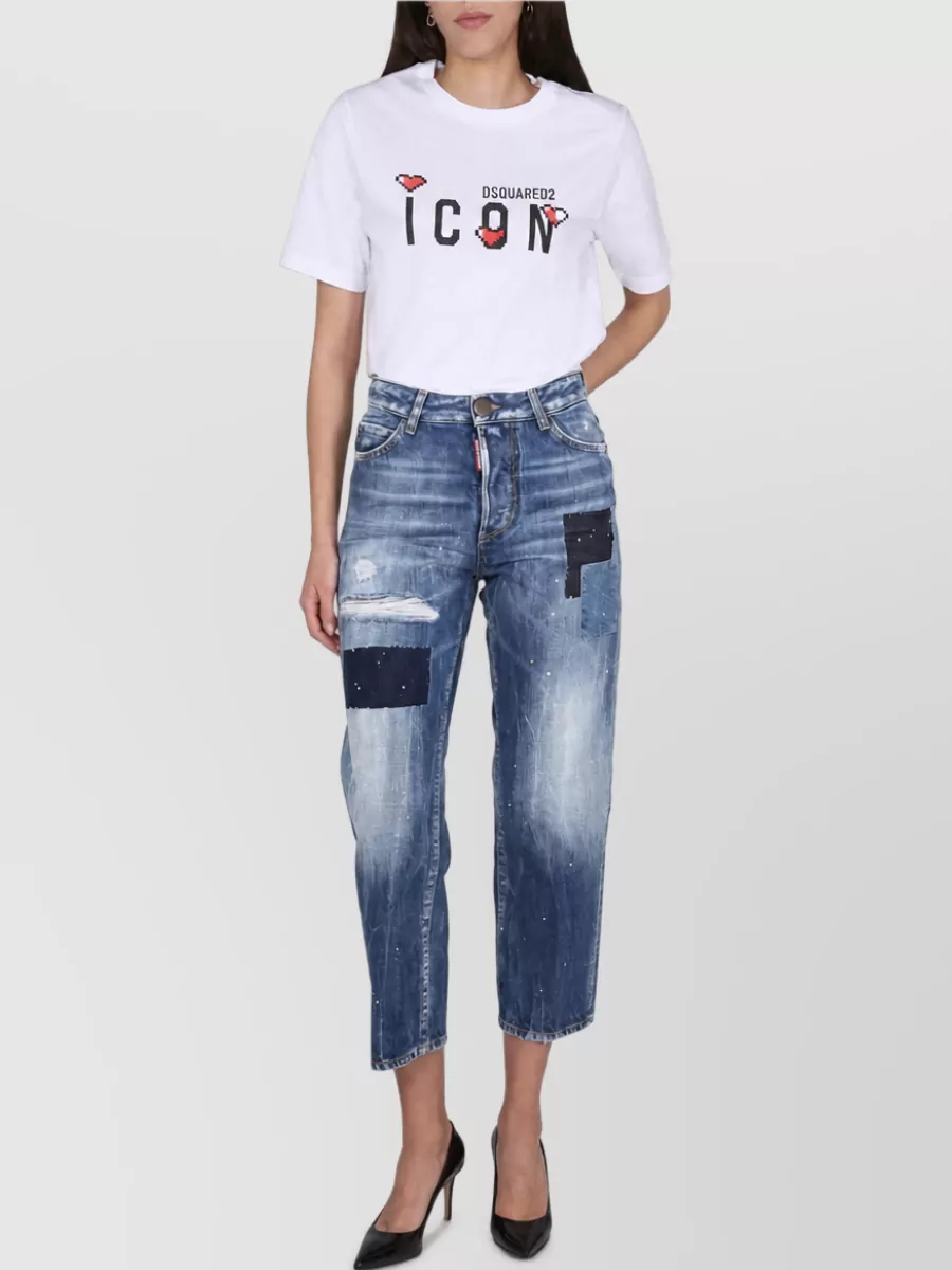 Dsquared2 denim straight-leg jeans
