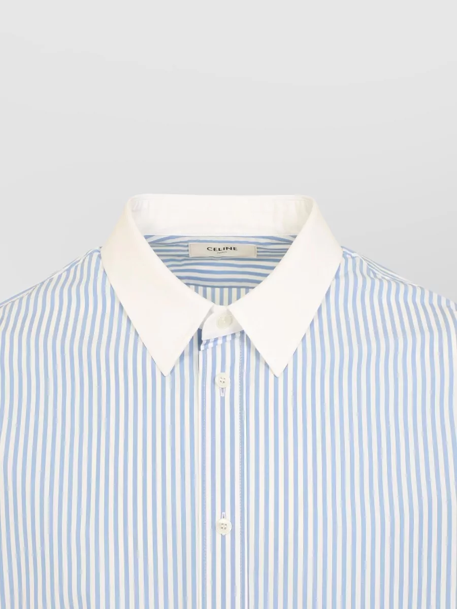 Celine Striped Classic Cotton Shirt