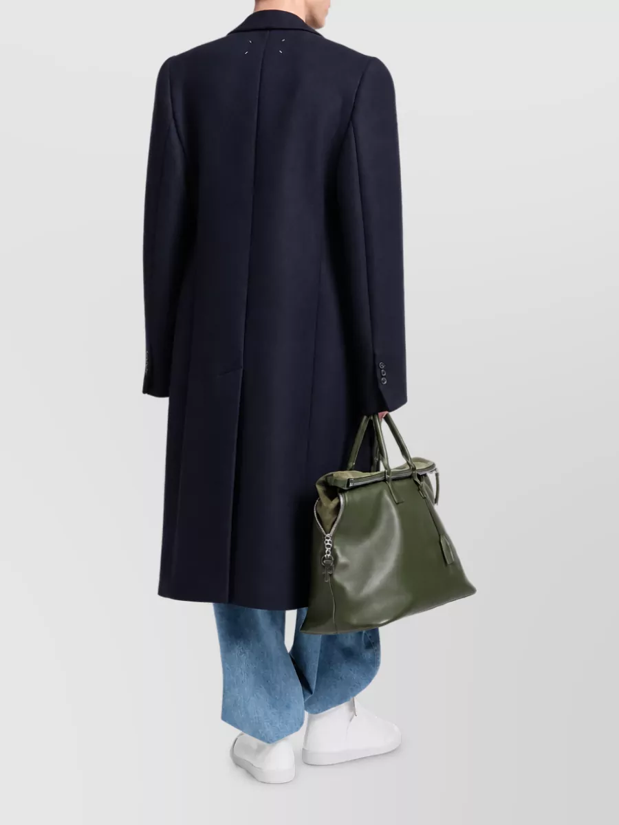 Maison Margiela Wool Double-Breasted Coat