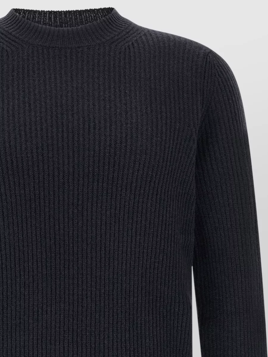 Zanone Virgin Wool Ribbed Jumper