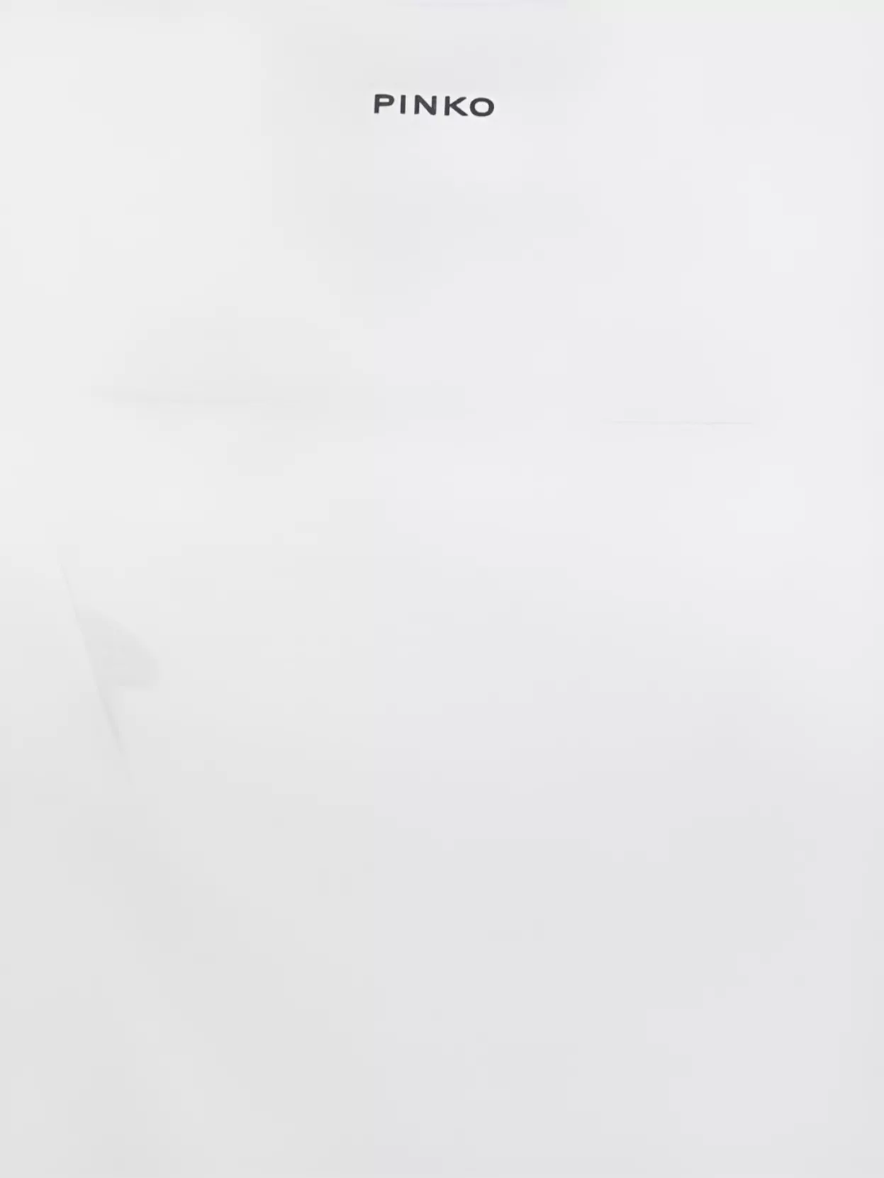 Pinko Modern Logo Cotton Crew Neck T-shirt