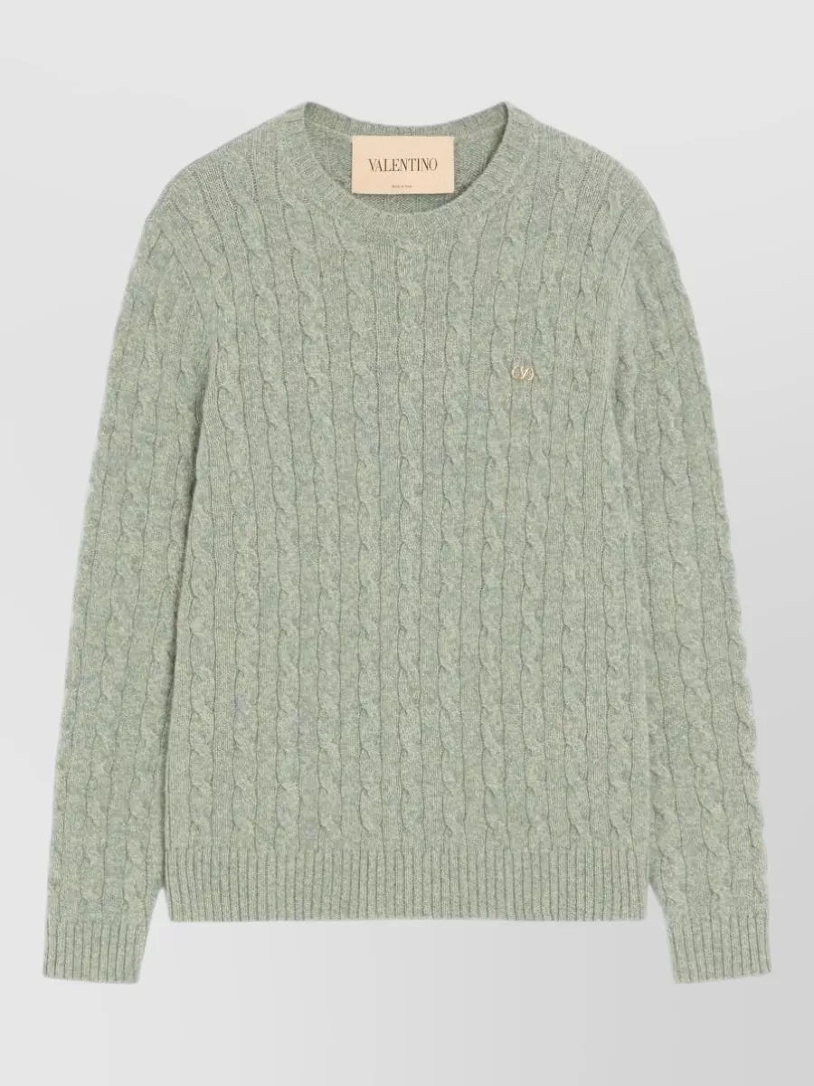 Valentino Garavani virgin wool short-sleeve polo jumper
