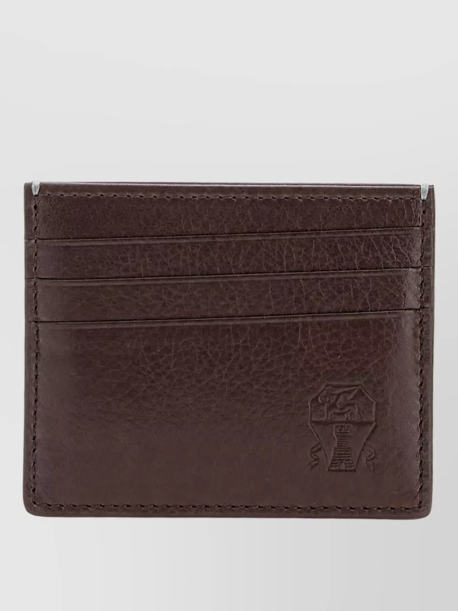 Brunello Cucinelli Leather cardholder