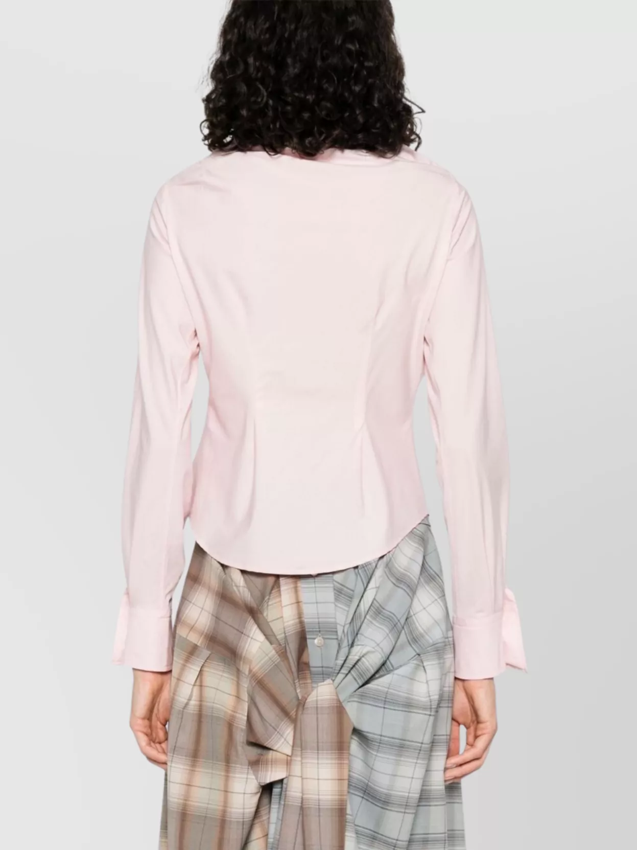 Vivienne Westwood Asymmetric Long Sleeve Buttoned Top