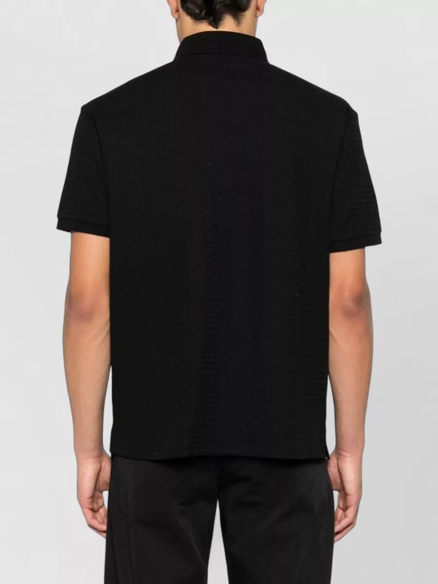 Emporio Armani Logo Cotton Short-Sleeve Polo Shirt