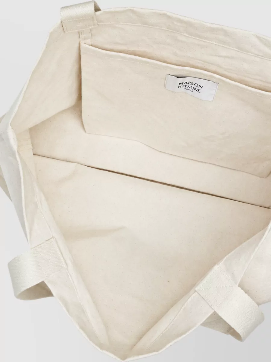 Maison Kitsuné Weekend Fox Large Tote Bag
