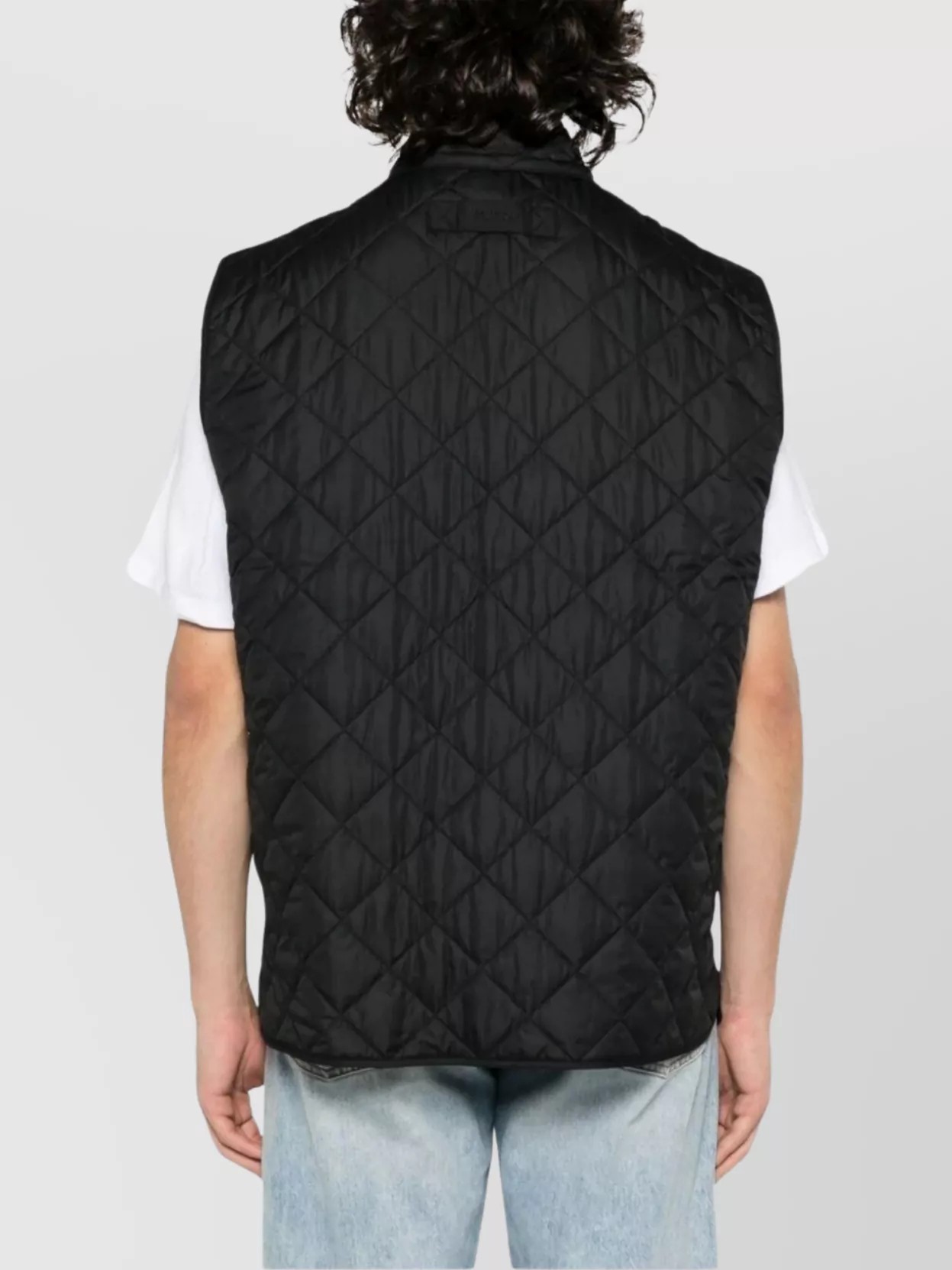 Barbour Modern Quilted Vest Pockets In Black