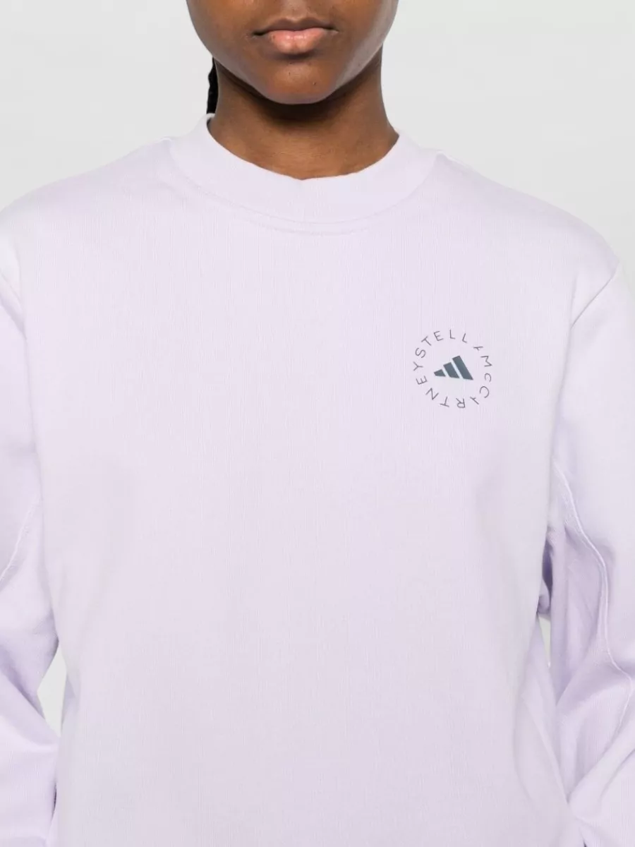 Adidas By Stella Mccartney Logo-Print Crewneck Sweatshirt
