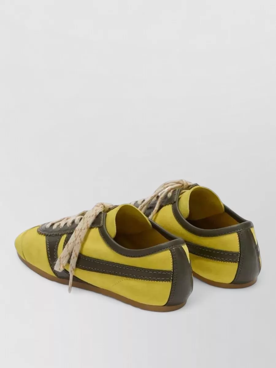 Dries Van Noten Leather Low-Top Sneakers
