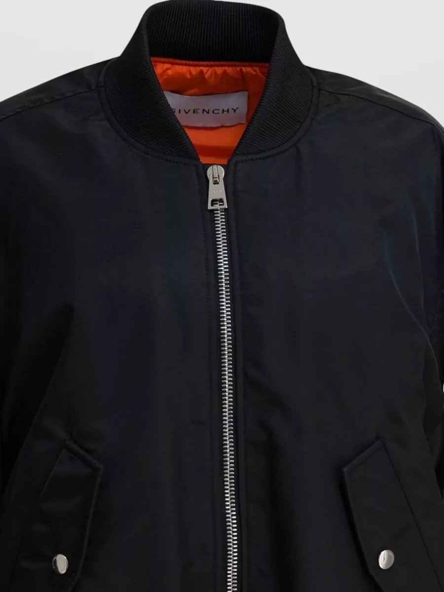 Givenchy Relaxed Fit Jacket With Ribbed Collar And Cuffs