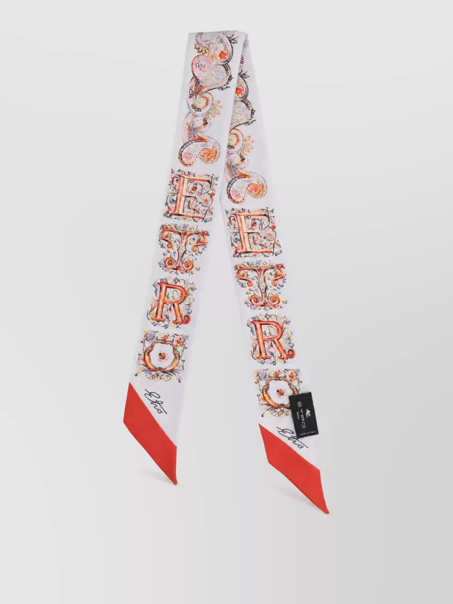 Etro Silk Scarf Versatile Patterned Design