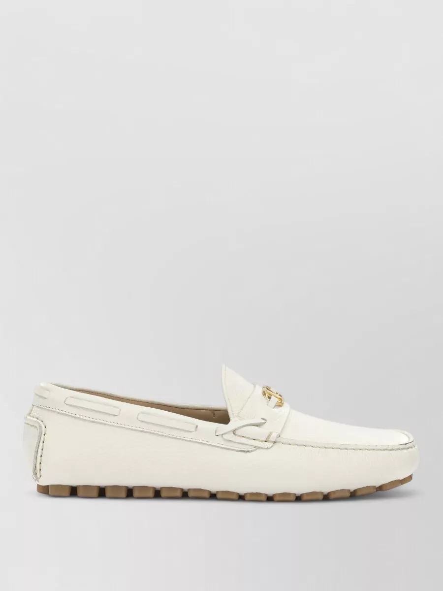 Valentino Garavani Leather Driver Fastway Loafers