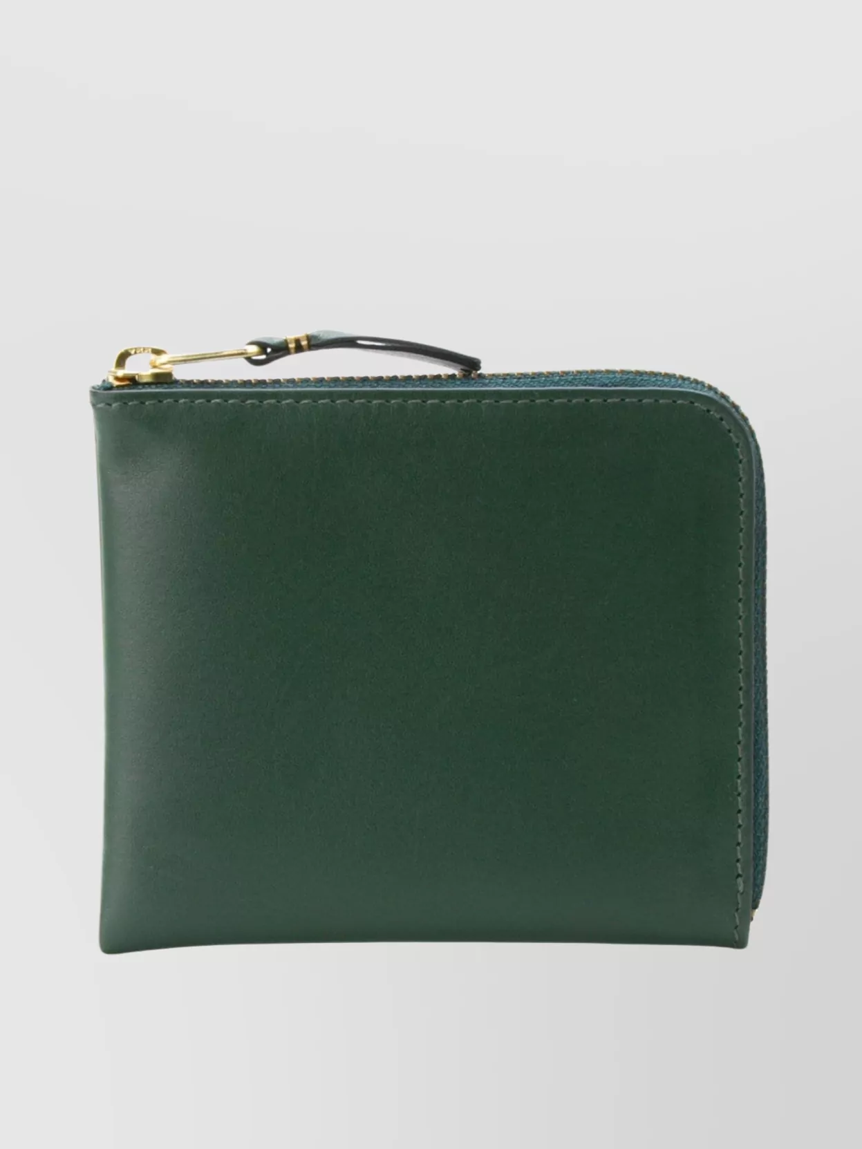 Comme Des Garçons Smooth Finish Wallet With Gold-tone Hardware