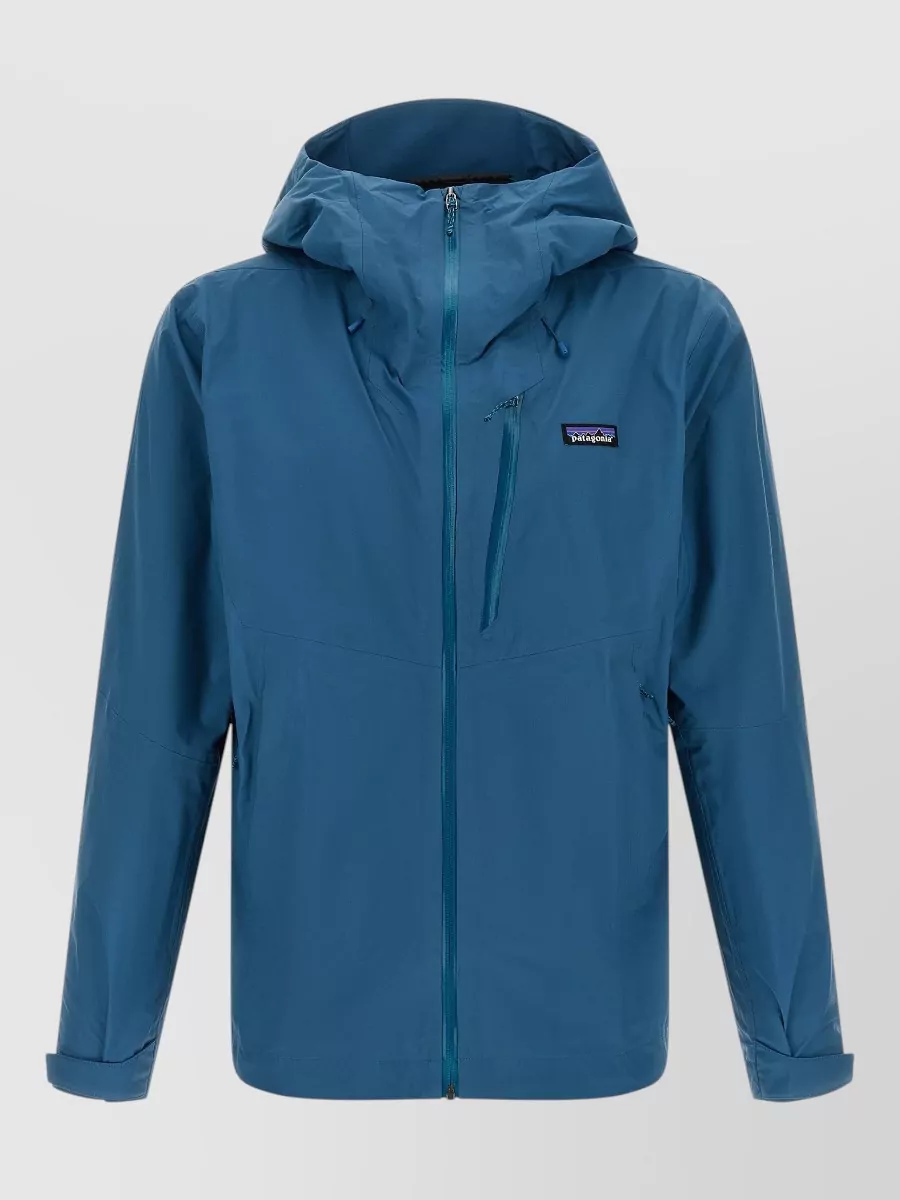Patagonia nylon waterproof hooded raincoat