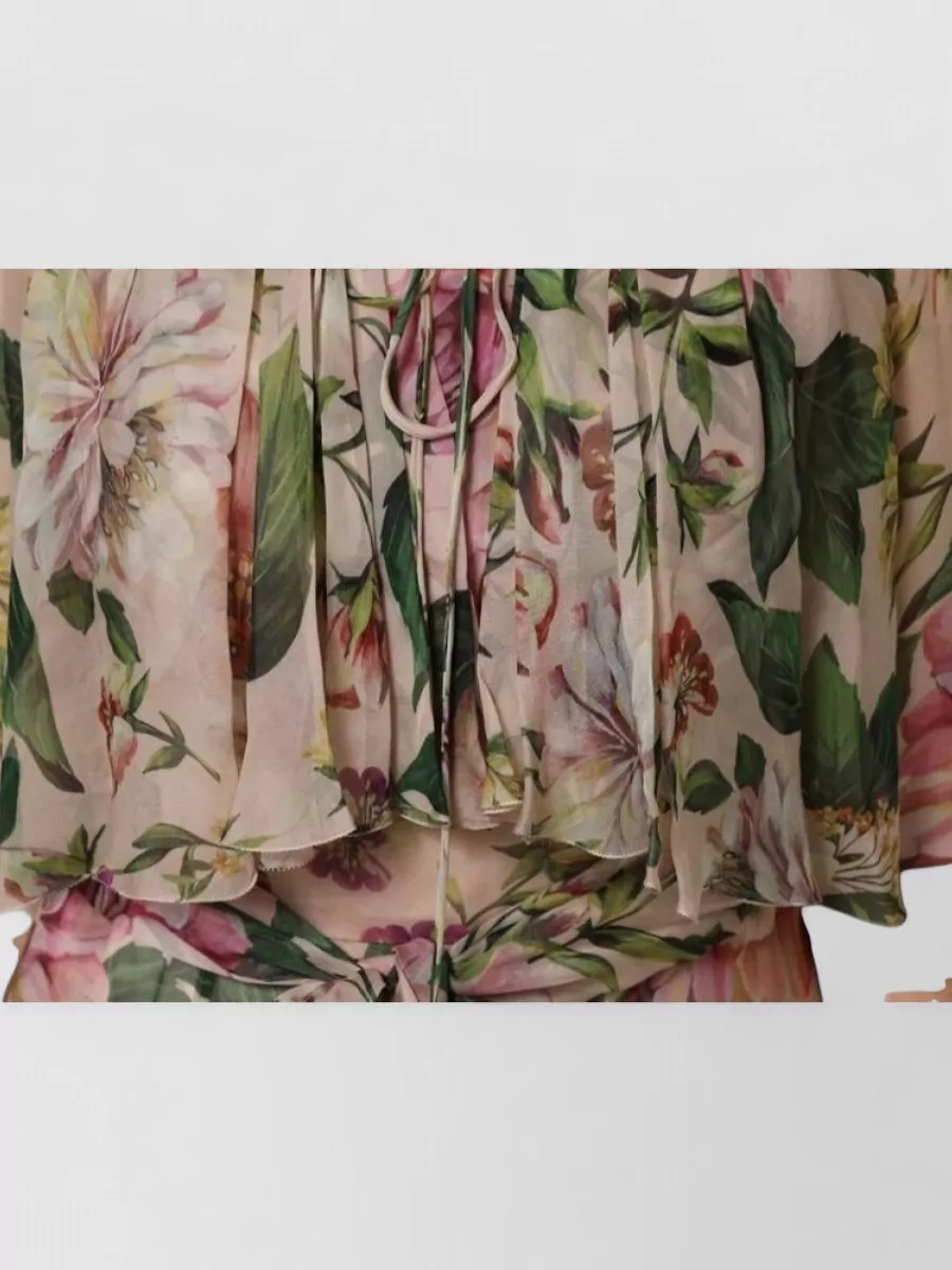 Dolce&Gabbana Silk Floral Maxi Dress