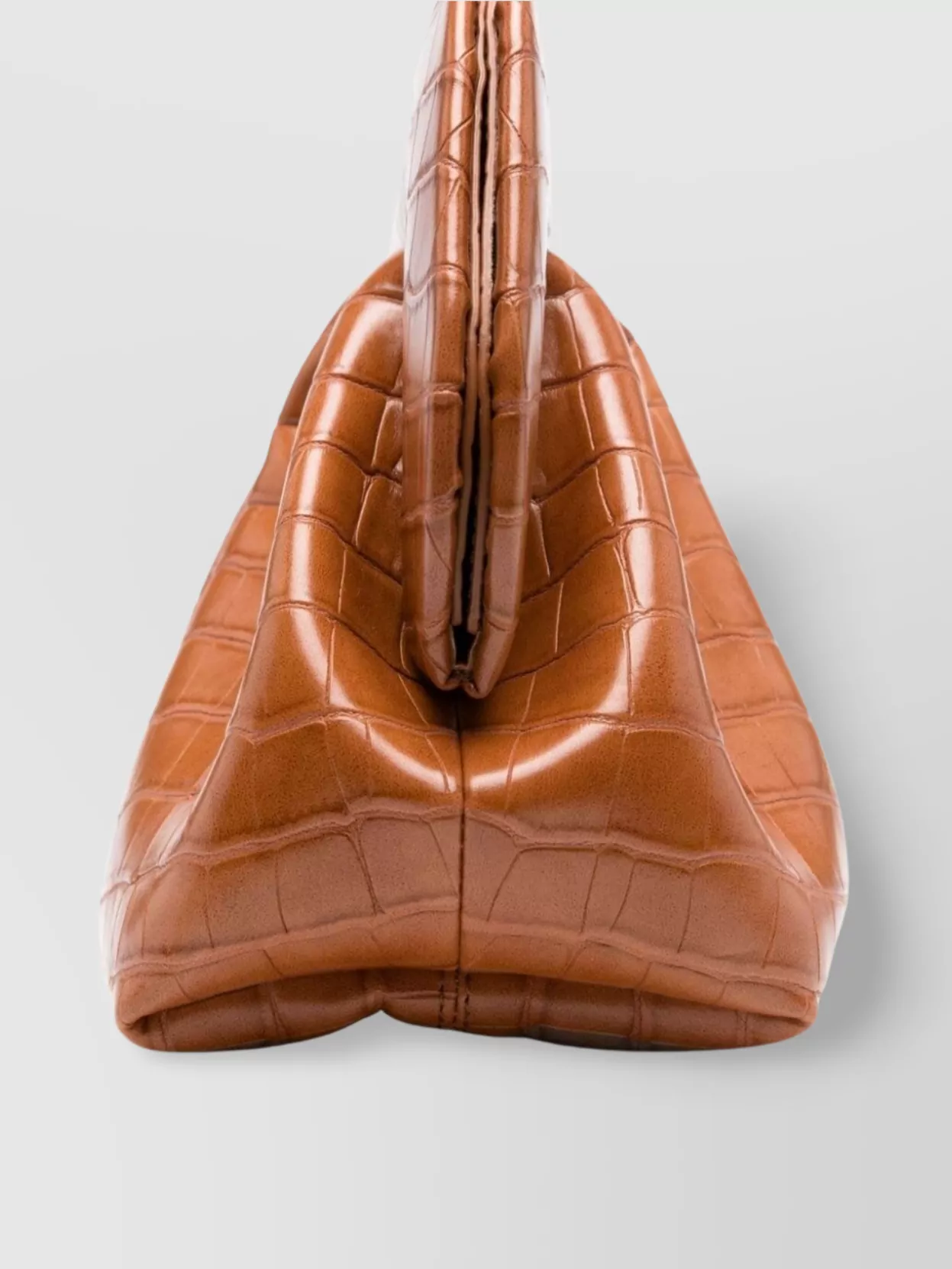 Themoiré Crocodile Embossed Clutch Bag