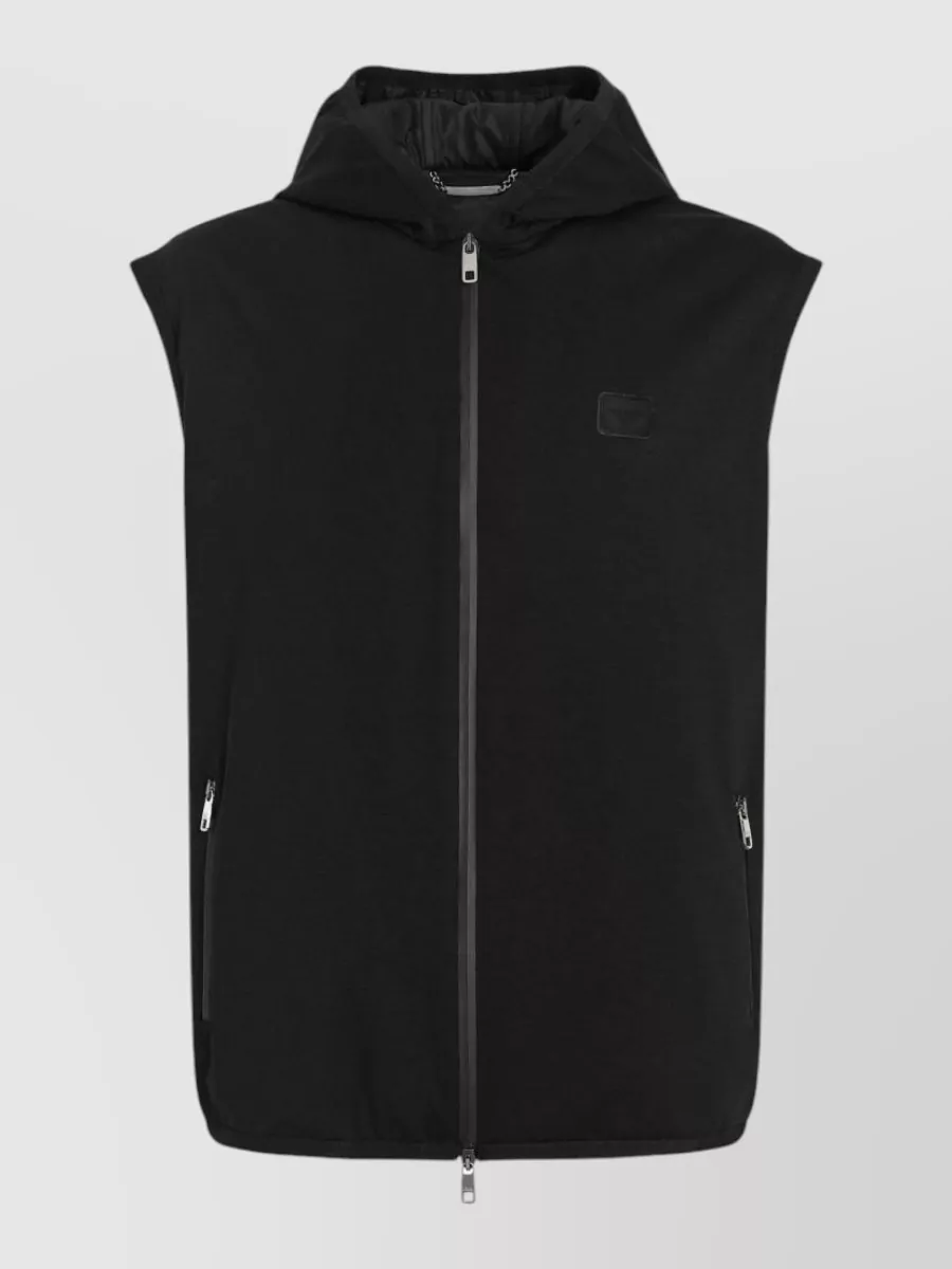 Dolce&Gabbana hooded zip vest