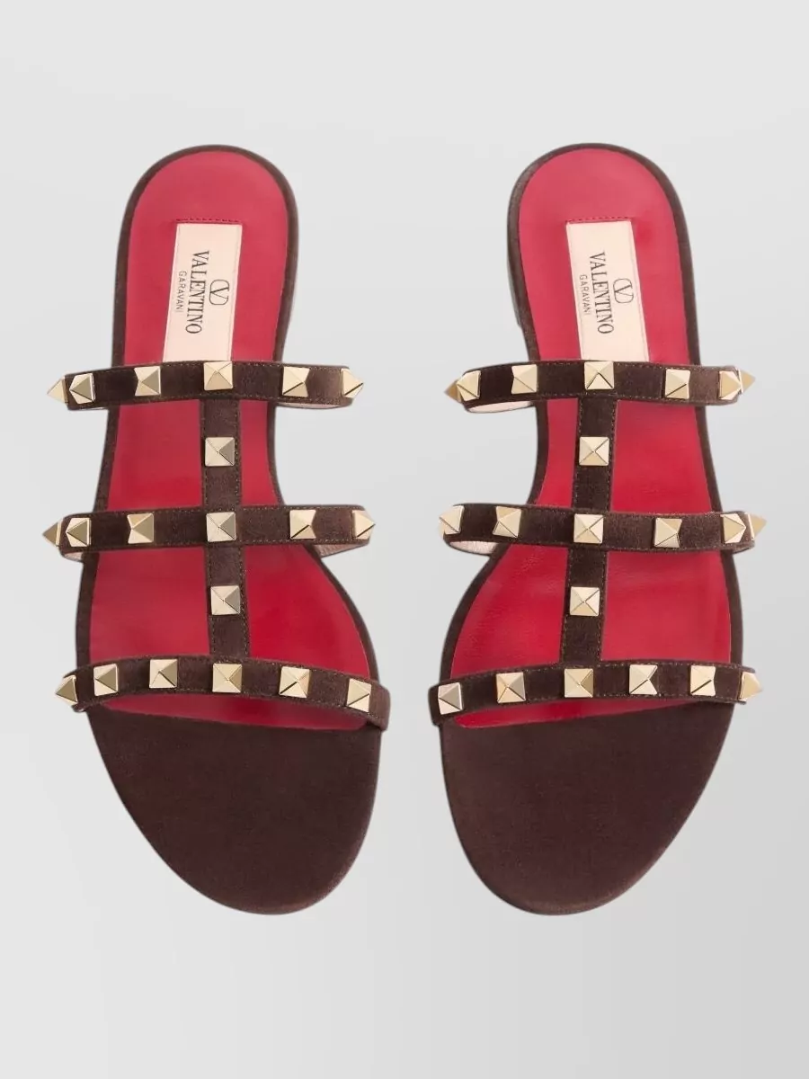 Valentino Garavani Leather Rockstud Sandals