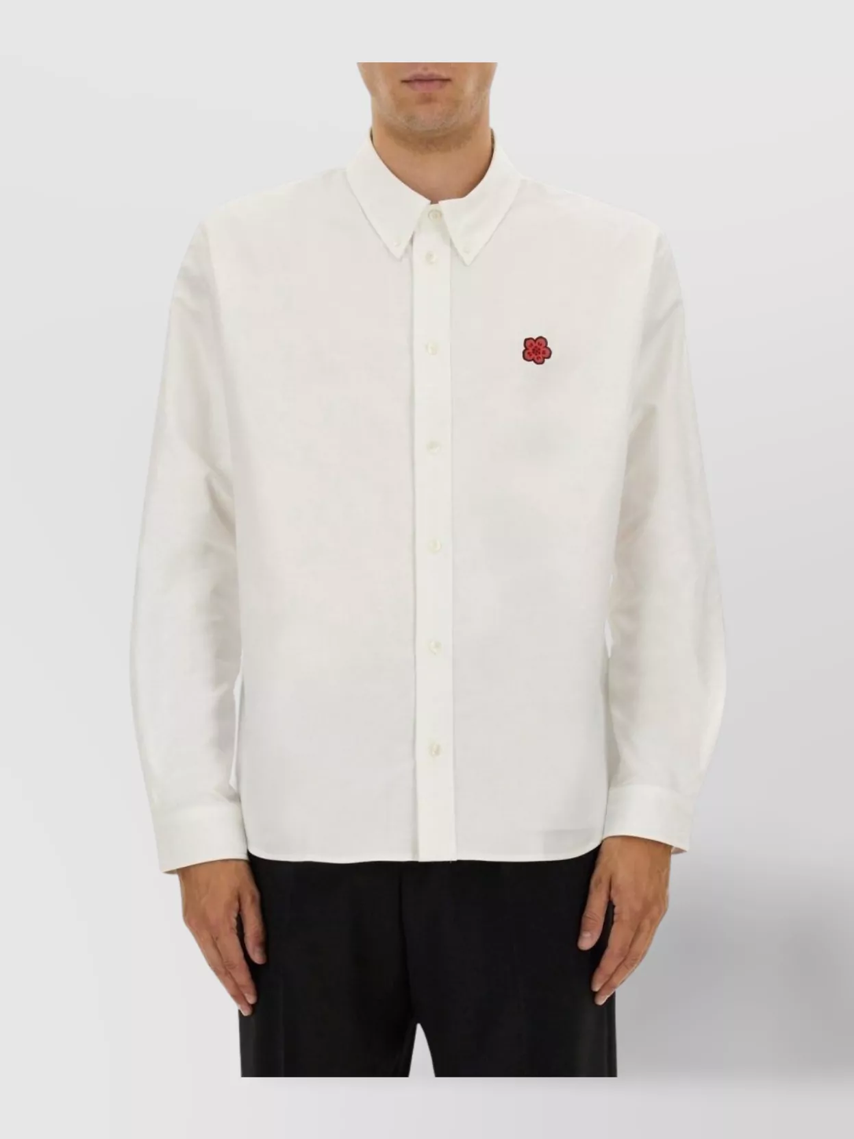 Kenzo Tailored Shirt With Buttoned Collar And Cuffs