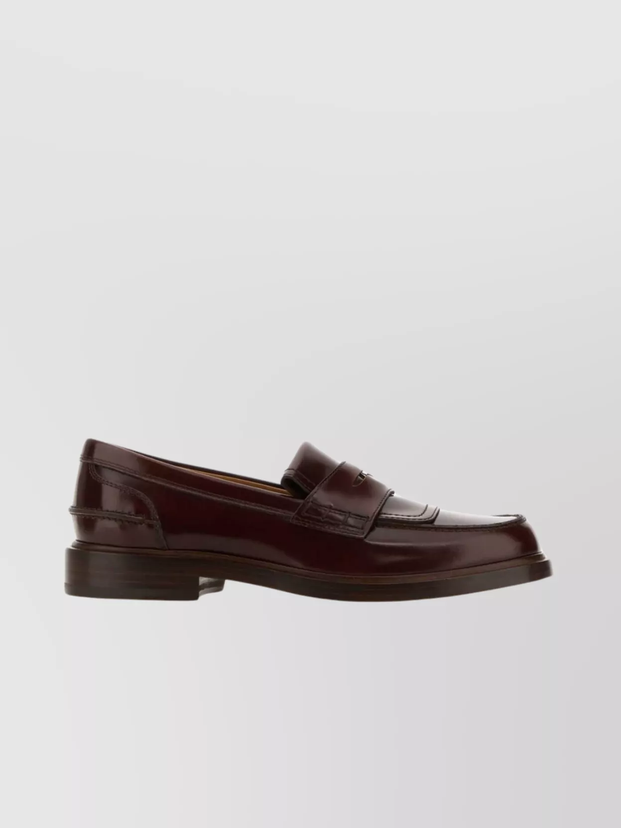 Shop Tod's Polished Leather Penny Loafers
