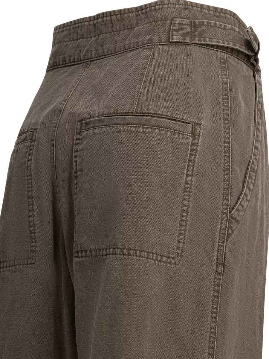 Isabel Marant Etoile Neriah Tailored Trousers Belt Loops Pleats