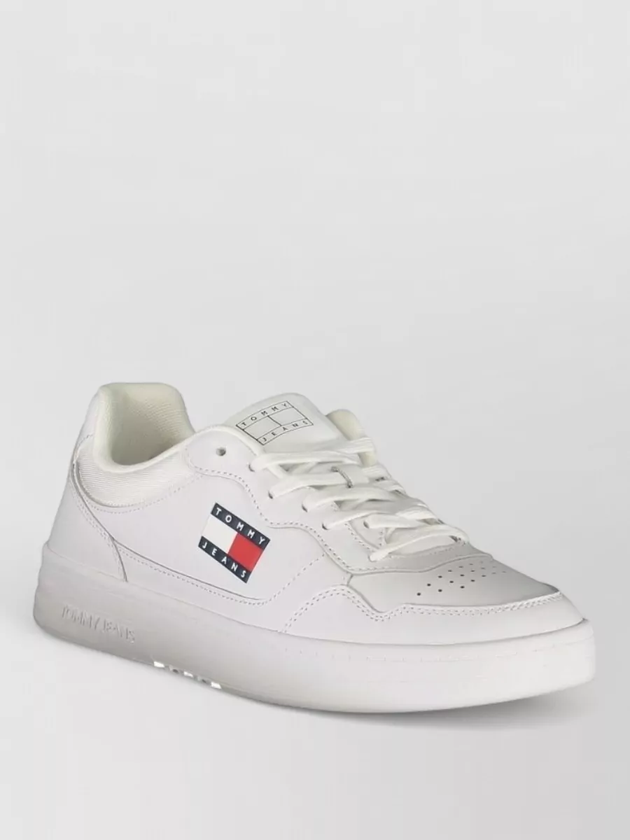 Tommy Hilfiger leather lace-up sneakers