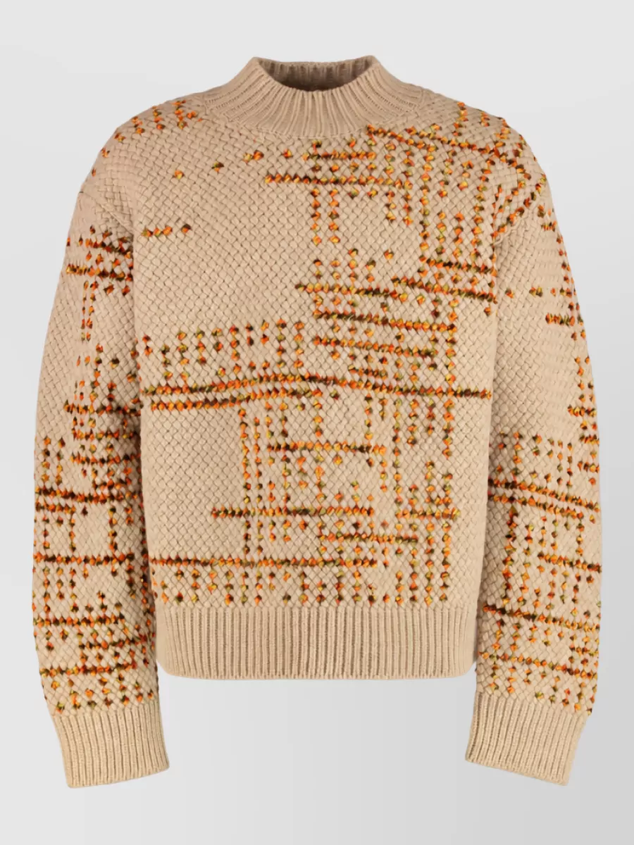 Dries Van Noten patterned wool jumper