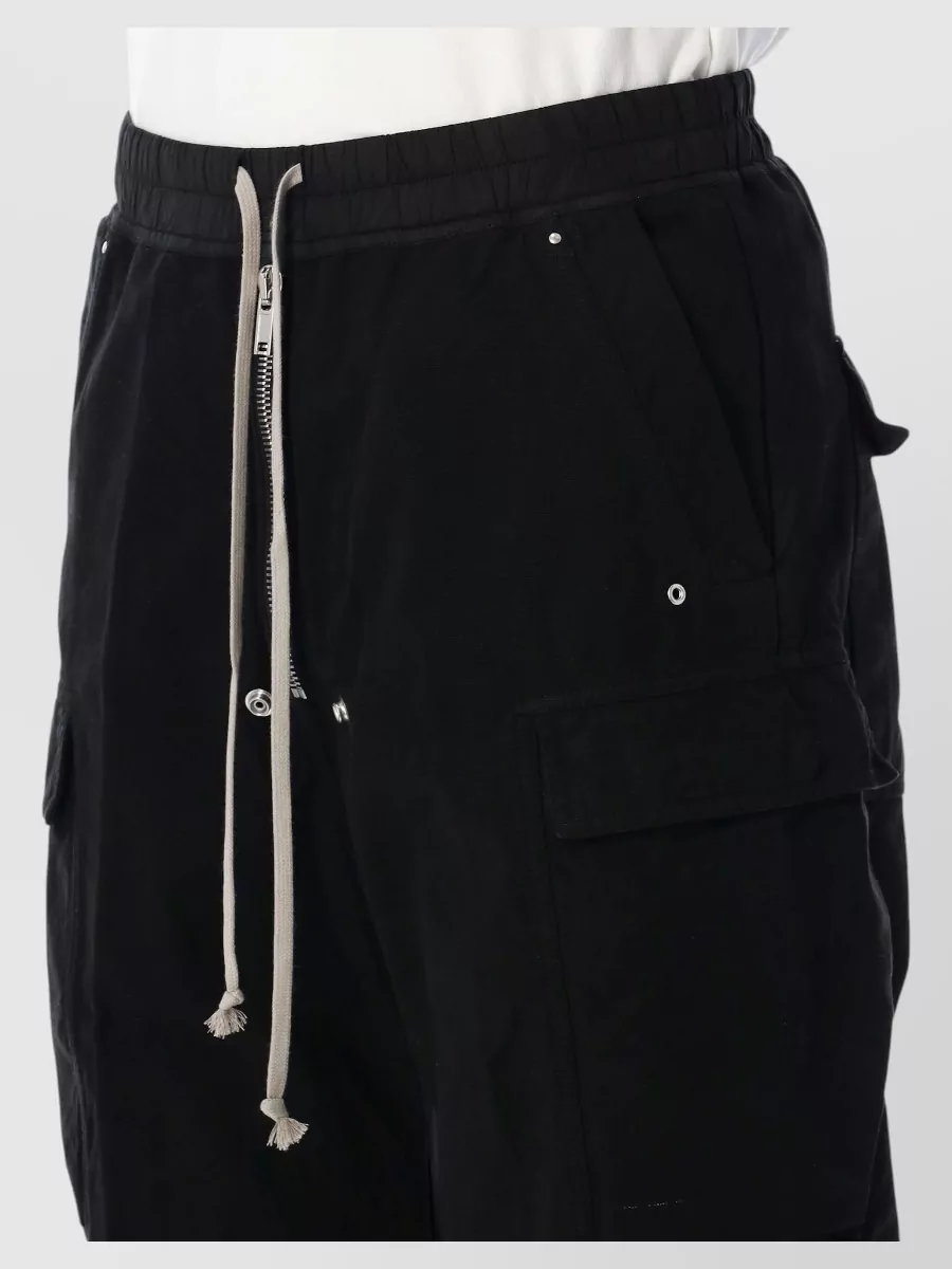 Rick Owens Drkshdw Jumbo Cargo Trousers Drop Crotch Canvas