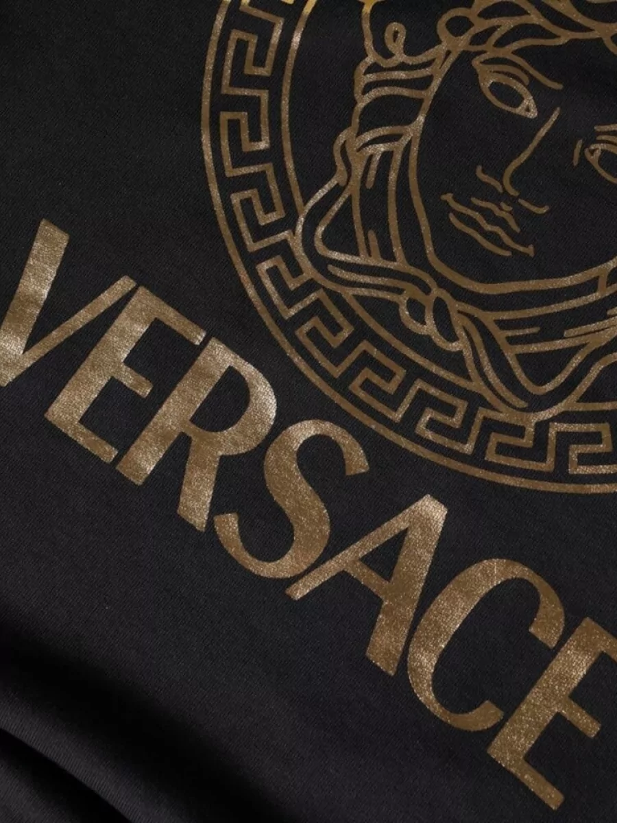 Versace Cotton Regular-Fit Crew-Neck Sweatshirt