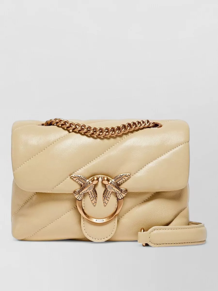 Pinko Shoulder Bag Quilted Design Chain Strap