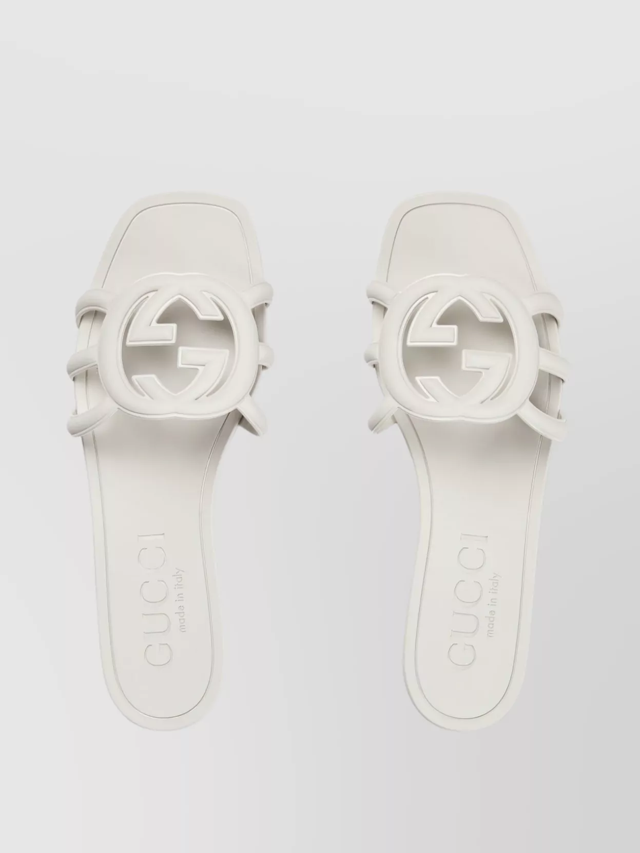 Gucci Slide Sandal With Interlocking Cut-Out