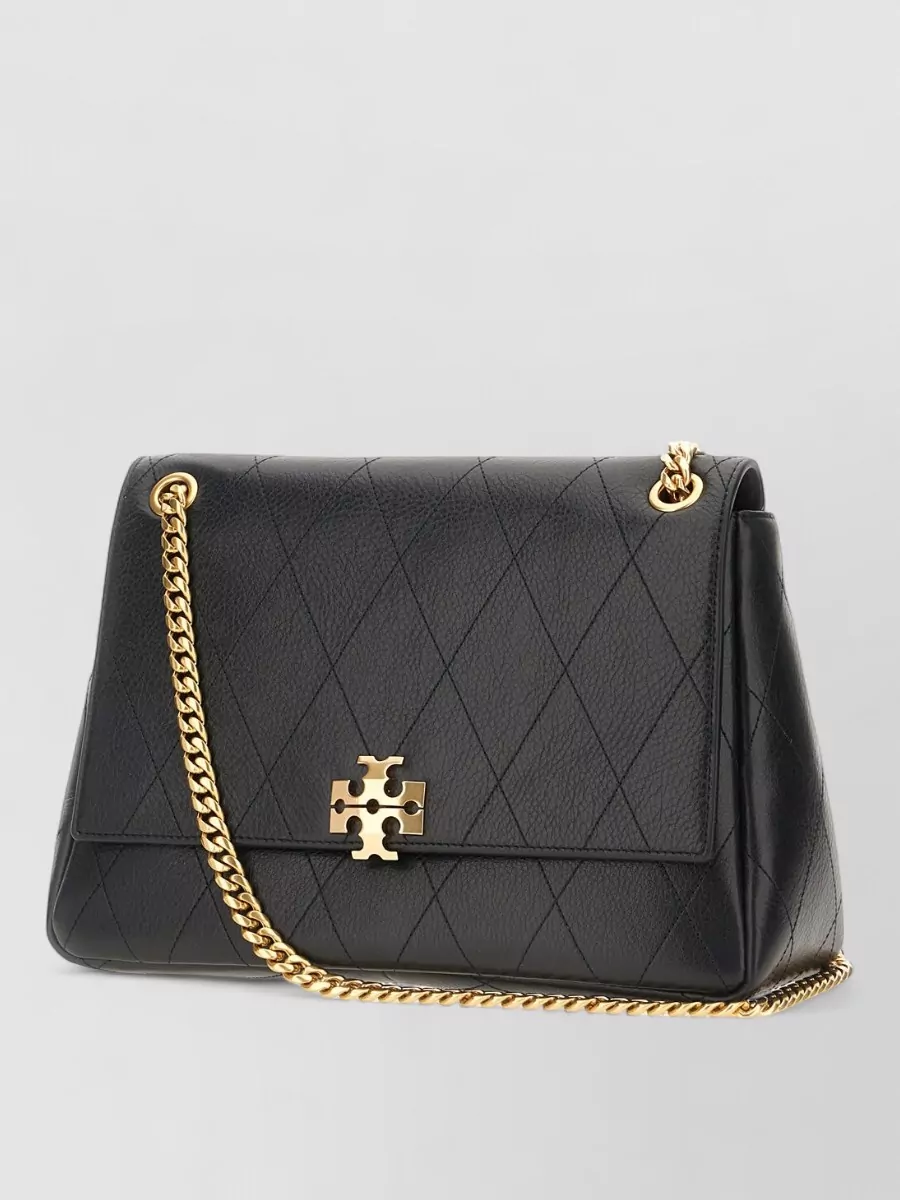 Tory Burch Mini Smooth Leather Quilted Shoulder Bag