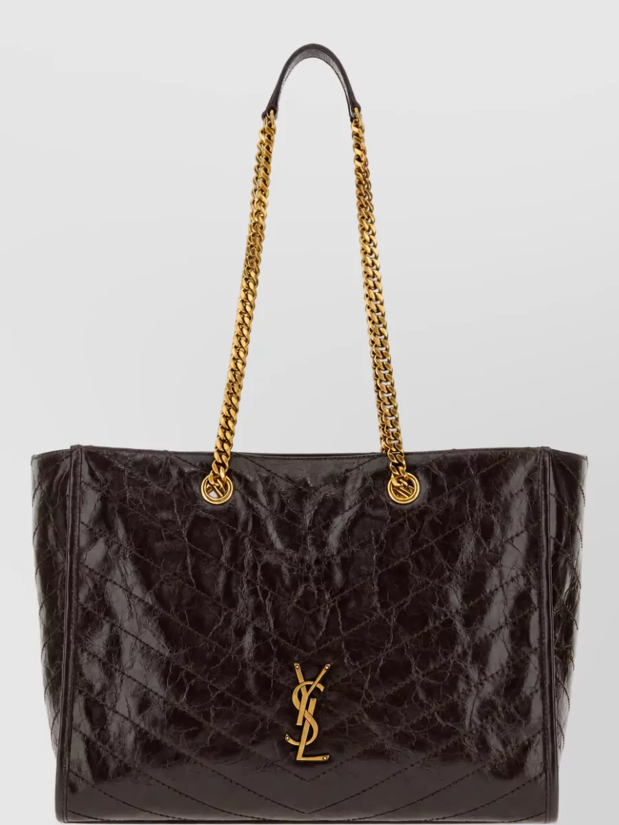 Saint Laurent Niki Leather Tote Bag
