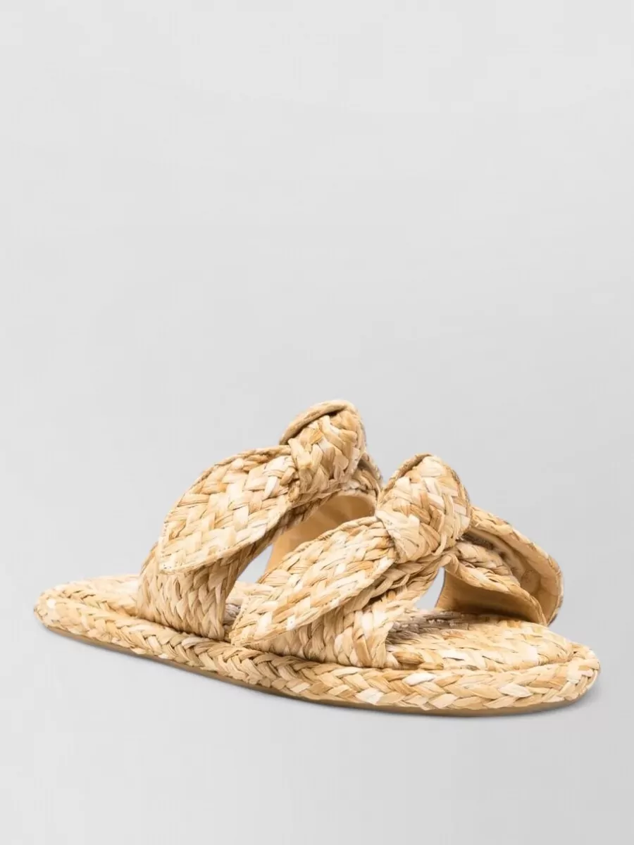 Zimmermann Carousel Flat Sandals Open Toe Braid In Multi