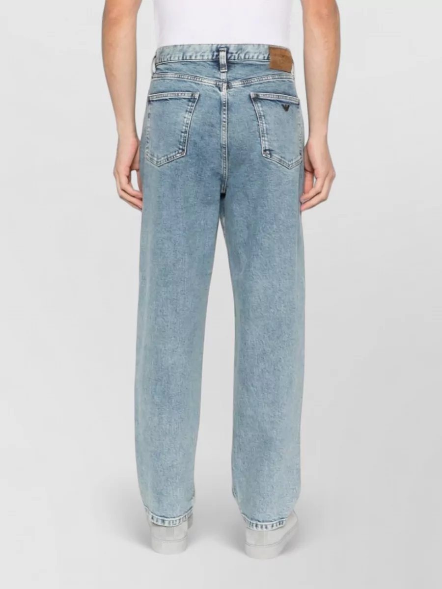 Emporio Armani Mid Wash Cotton Jeans Belt Loops