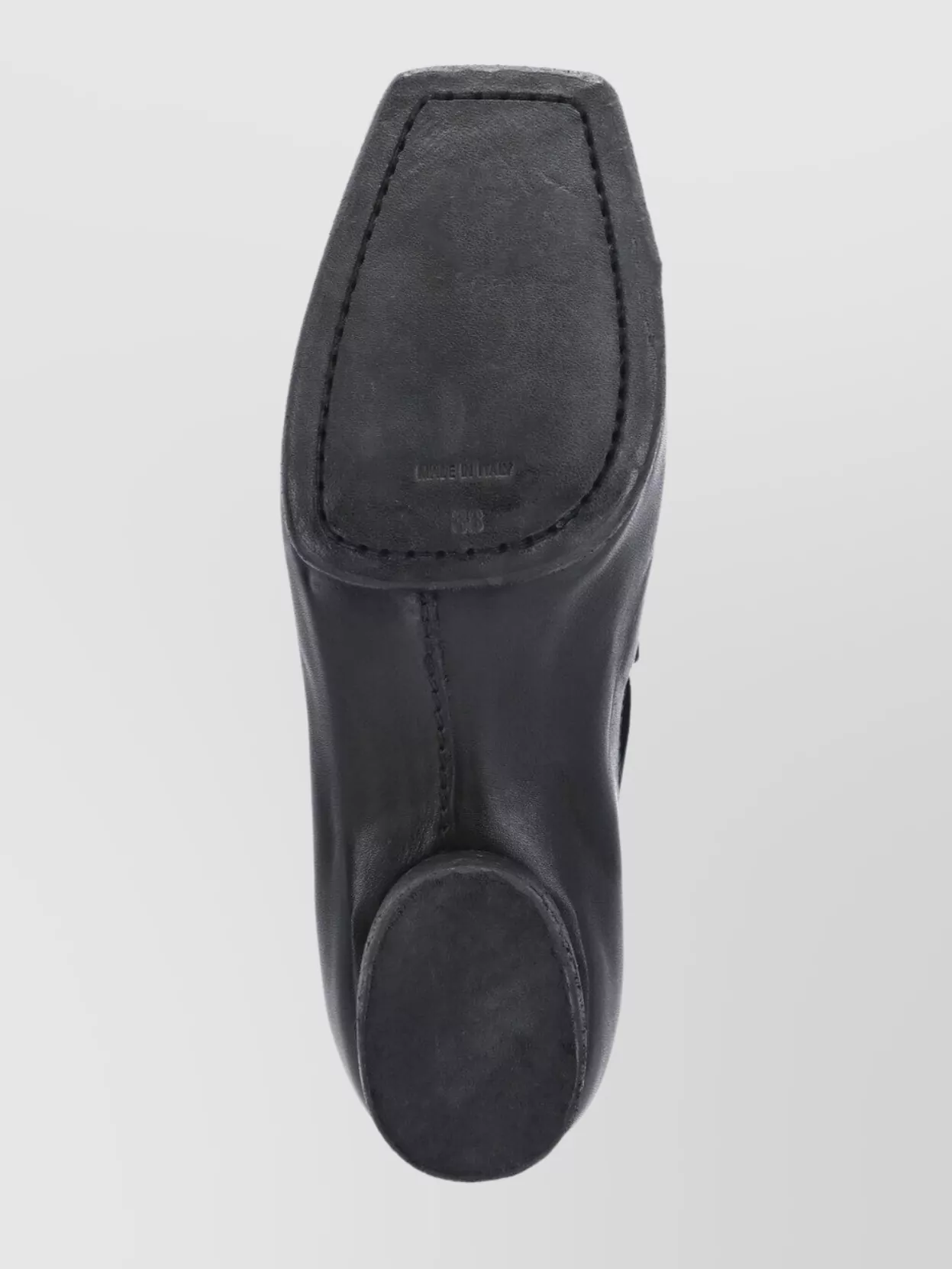 Uma Wang Lace-Up Block Heel Shoes