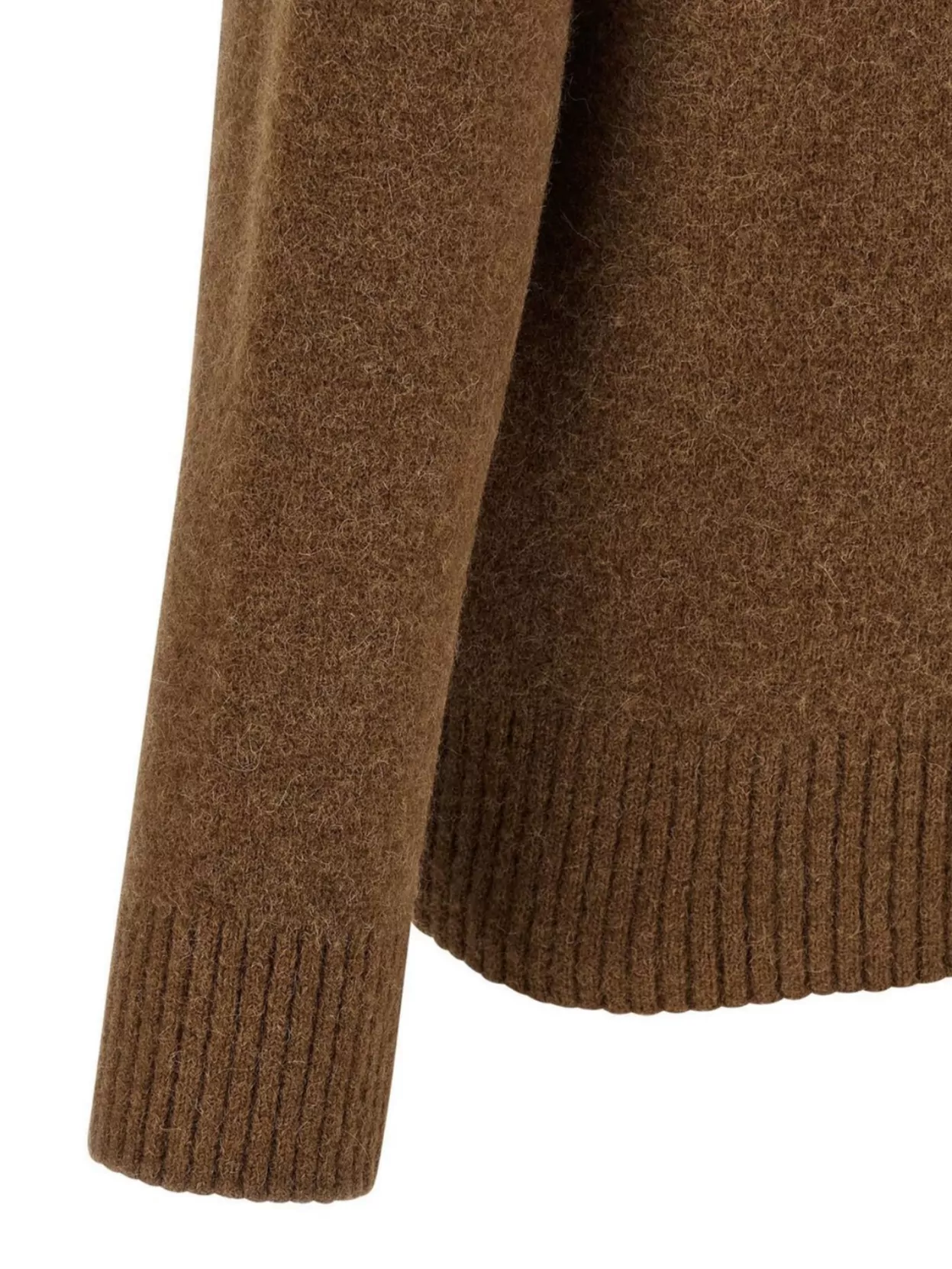 Ami Paris Heart Friend Long Sleeve Knit Sweater