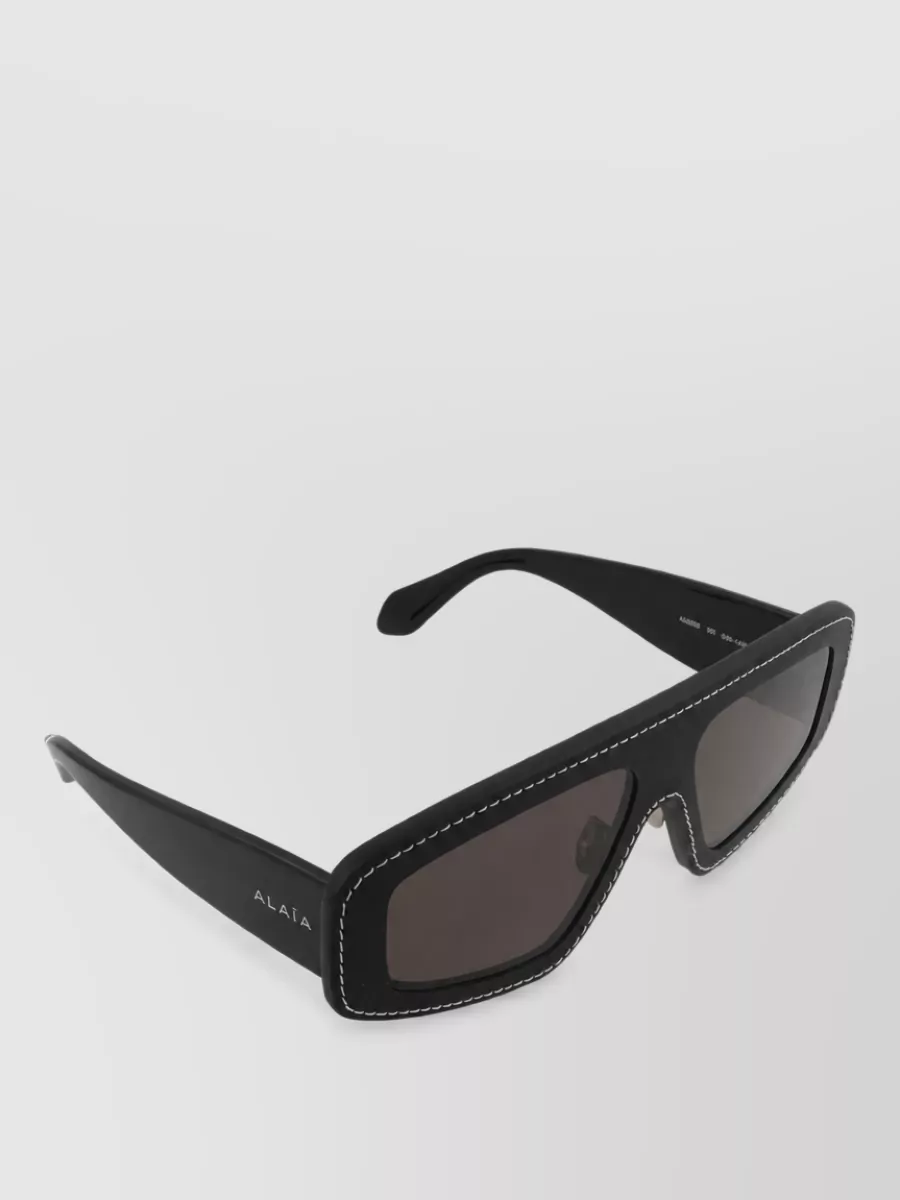 Alaïa Leather Sunglasses