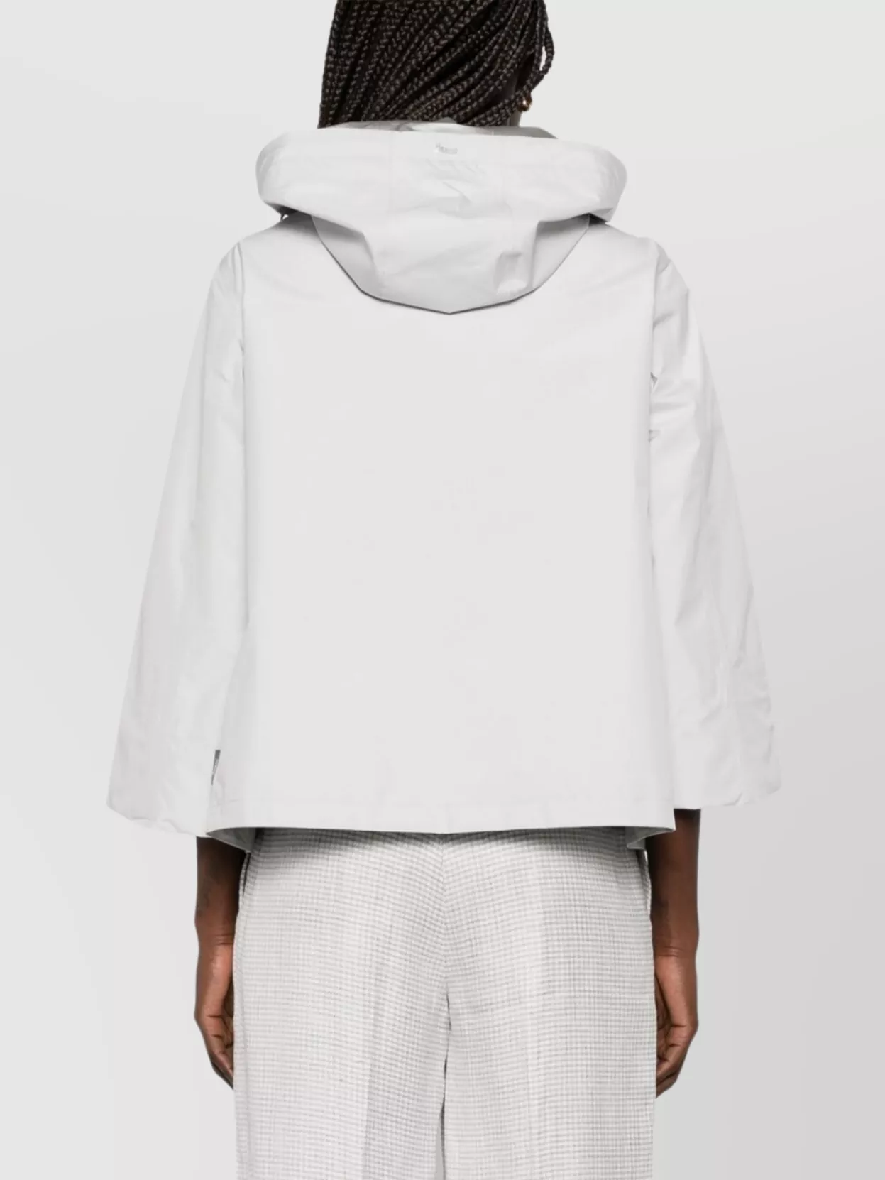 Herno Goretex Zipper Cape Hooded Design