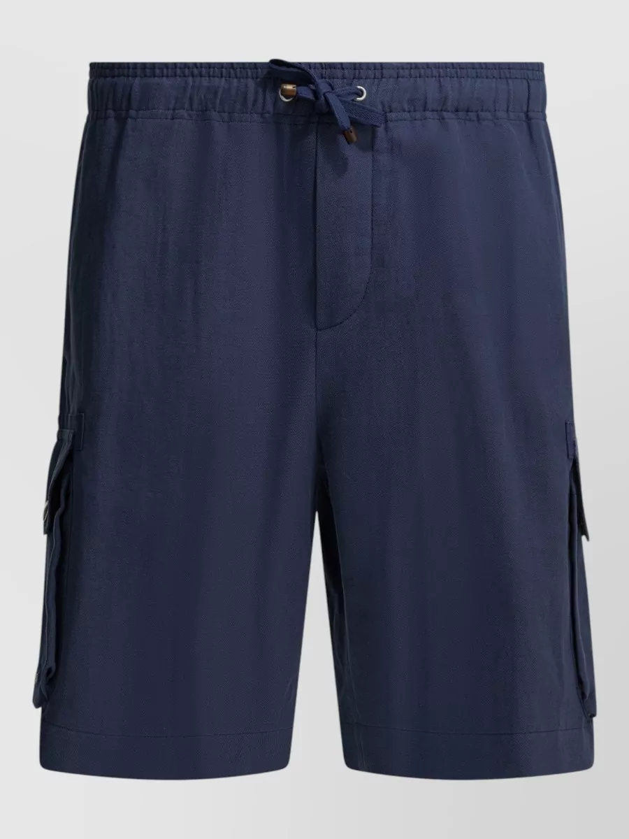 Brunello Cucinelli Linen blend cargo bermuda shorts
