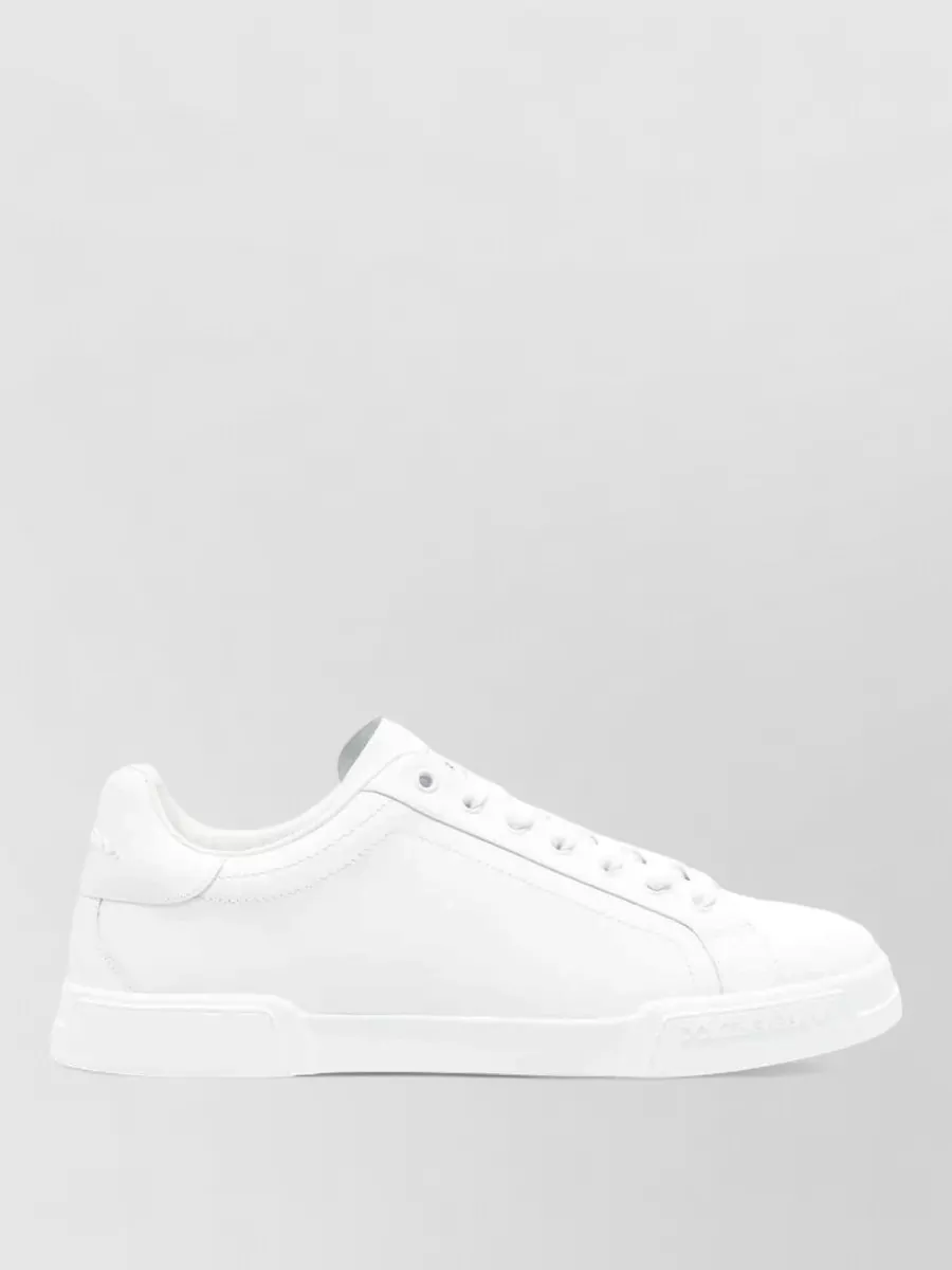 Dolce&Gabbana Leather Low-Top Sneakers