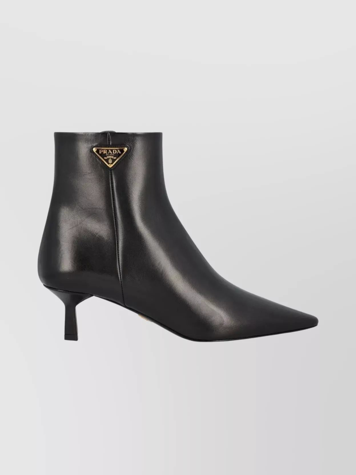 Prada Stylish Ankle Boots Kitten Heel