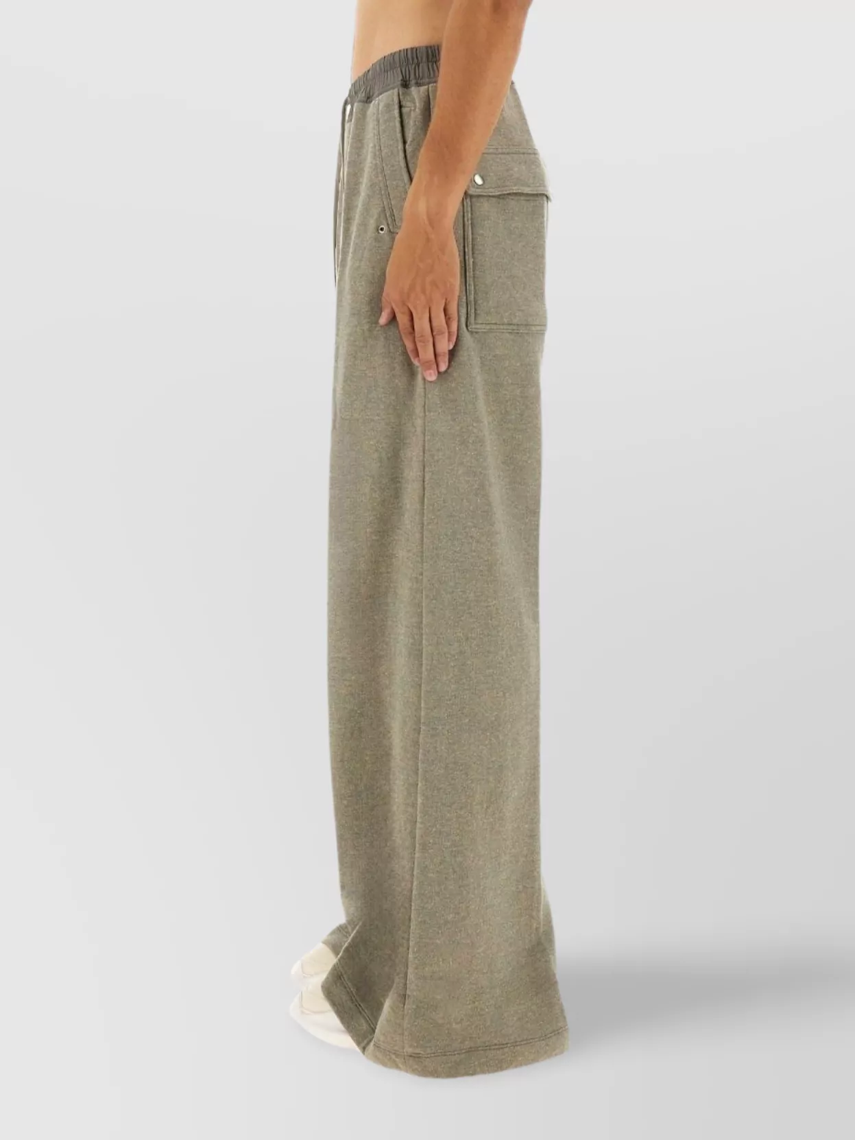 Rick Owens Drkshdw Wide-Leg Trousers With Side And Back Pockets