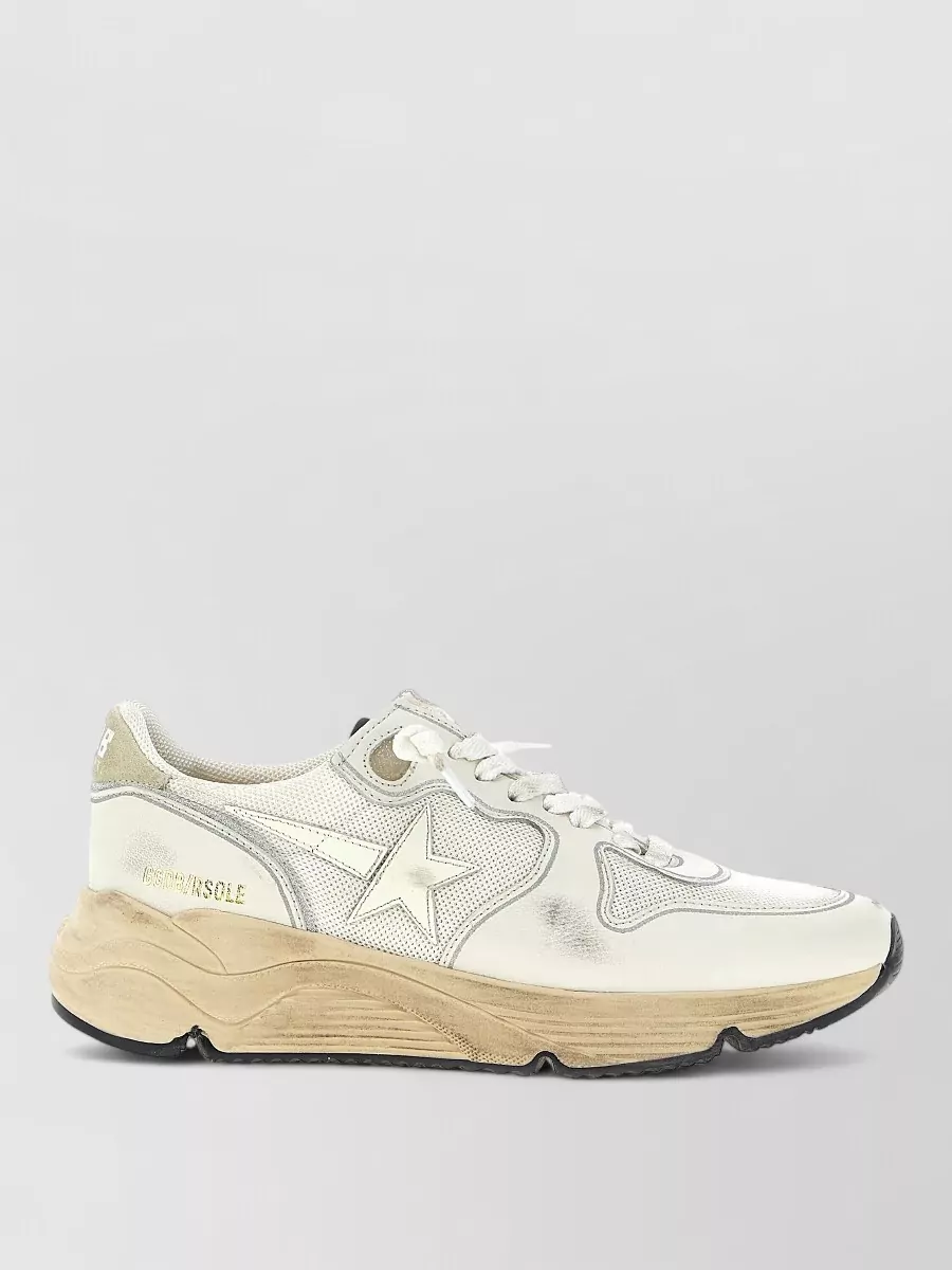 Golden Goose Leather Low-Top Sneakers