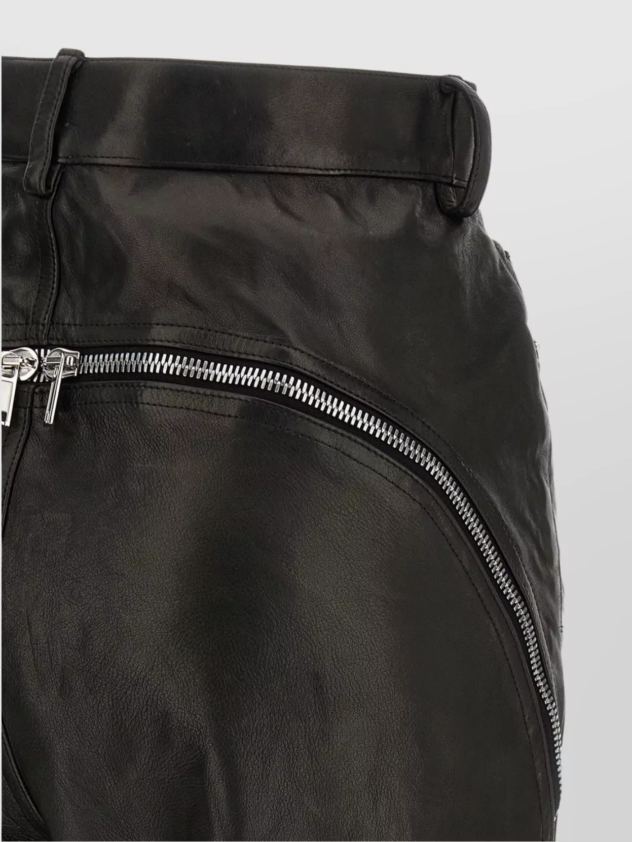 Rick Owens 'Zipper Detail Belt Loop Zippers Trousers'